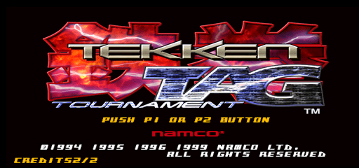 Tekken Tag Tournament (US, TEG3-VER.C1) Title Screen